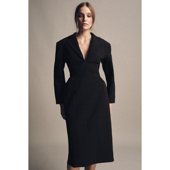 ZARA ZW COLLECTION LIMITED EDITION COAT DRESS - Picture 6 of 9